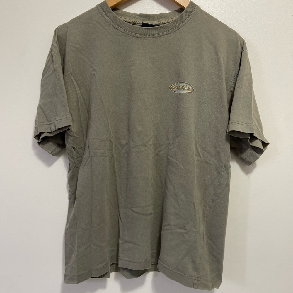Very Rare Vintage 90’s DDP Men's Faded Olive Green T-Shirt
